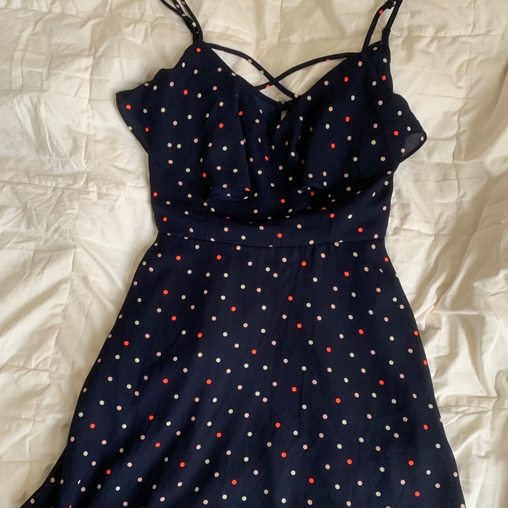 Polka Dot Spaghetti Strap Dress